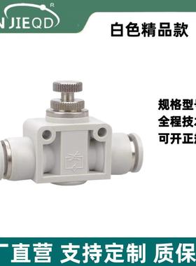 源头工厂P道ALSA8气管限流气调节阀管/调缸速不锈钢管道节流阀