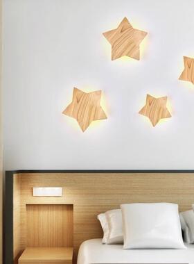 艺壁灯卧室床头灯LAXC6060代简约创意木楼阳台梯现过道原实木