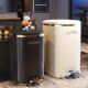 垃圾桶家用2024新款 客厅厨房卧室厕所卫生间大容量带盖脚踏垃圾篓