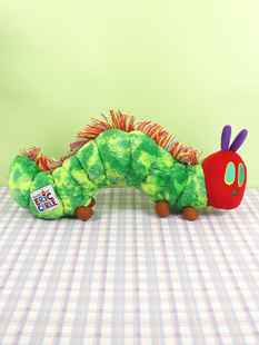 好饿 毛毛虫玩偶大号儿童毛绒玩具公仔英文绘本教具课堂故事早教