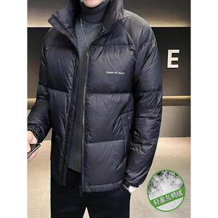 CITY冬季 面包服潮流修身 新款 短款 立领外套 加厚羽绒服男士 PALM