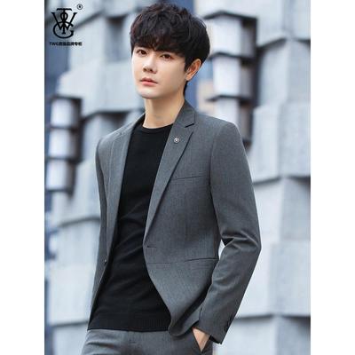 TWG西装外套男2025韩版修身款休闲小西服高级感痞帅青年单西上衣