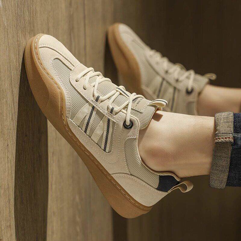 男鞋2025新款夏季透气运动鞋子男款百搭男士平板鞋休闲小白鞋潮鞋