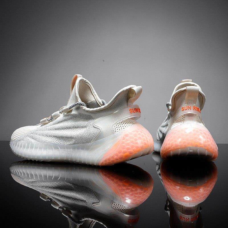 2025新款男鞋透气网男士运动休闲鞋跑鞋男士容易匹配的夏季时尚鞋