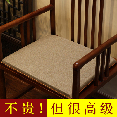 杭梦家纺棉麻面料坐垫防水防滑