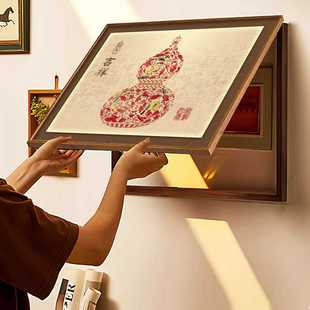 中式电表箱装饰画葫芦弱电源配电箱盖板电闸盒多媒体开关遮挡挂画