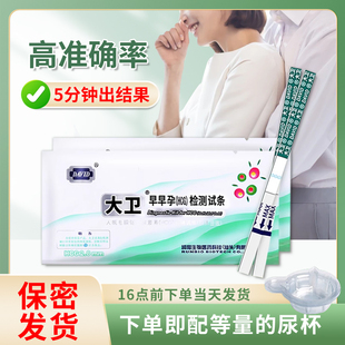 大卫验孕棒早早孕试纸验孕试纸精准测孕棒检测怀孕高精度验孕条笔