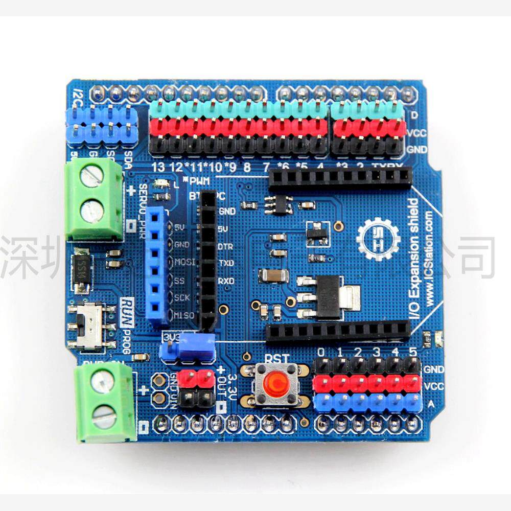 ICSJ018A Arduino传感器扩展板 IO扩展板 V7 含无线数传蓝牙插口