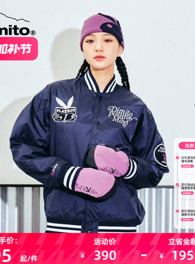 【DIMITO X PLAYBOY】23/24滑雪手套男女保暖防寒手套 46F031