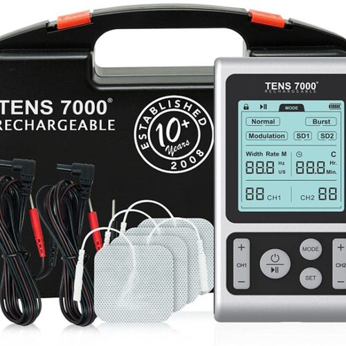 TENS 7000 Muscle Stimulator EMS低频脉冲肌肉按摩刺激理疗仪器