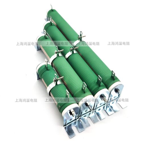 大功率负载制动瓷管可调线绕电阻变阻器500W1000W2K瓦50欧75欧3KW