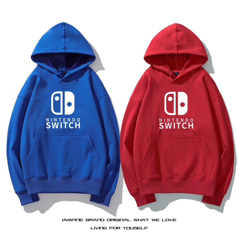 任天堂游戏switch卫衣男连