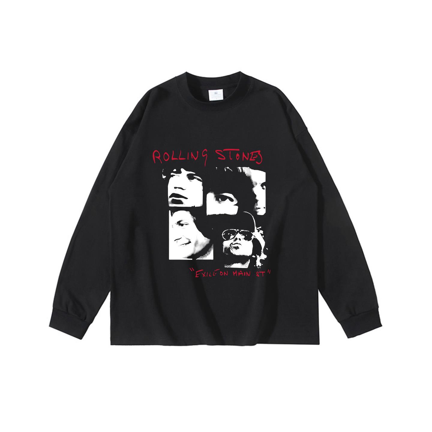 1962滚石乐队The Rolling Stones Tshirt美式复古朋克男士摇滚T恤