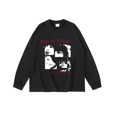 1962滚石乐队The Rolling Stones Tshirt美式复古朋克男士摇滚T恤