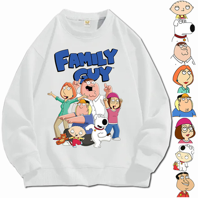 恶搞之家布莱恩饺子皮特盖酷家族宽松圆领卫衣男女秋冬新款上衣服