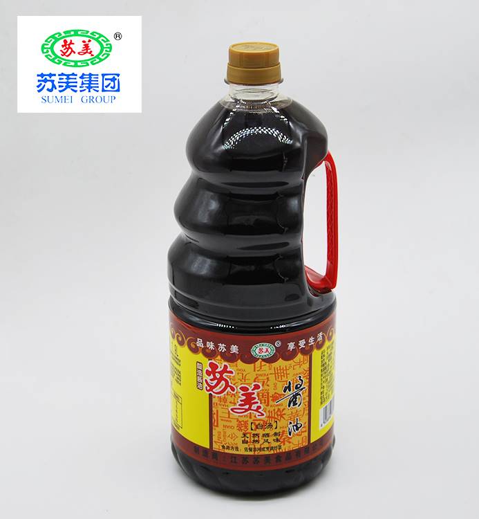 苏美甜油 1.9L苏美白汤酱油纯粮酿造凉拌菜江浙沪1瓶包邮整箱优惠