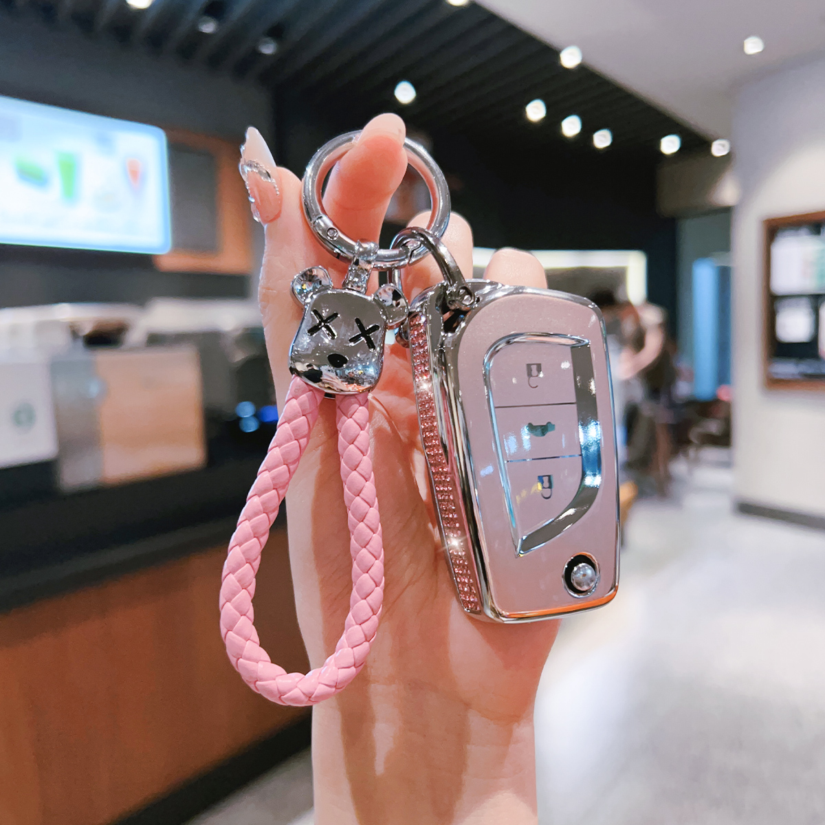 适用于丰田卡罗拉钥匙套雷凌锐志锐放折叠荣放车汉兰达扣威兰达壳