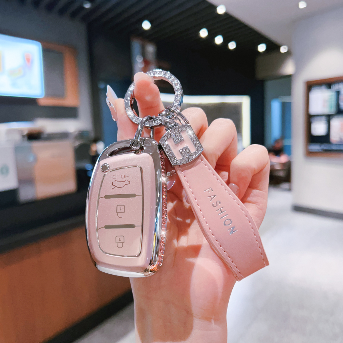 北京现代ix35钥匙套名图汽车领动朗动男瑞纳悦纳壳新款胜达沐飒扣