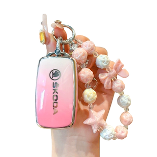 适用斯柯达车钥匙套昕动速派昕明锐柯米克扣柯珞克包柯迪亚克GT壳