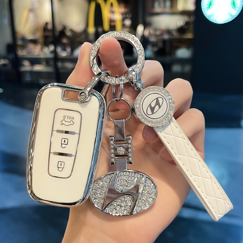 北京现代索纳塔八钥匙套专用老款ix35/索8朗动汽车钥匙壳包扣男女