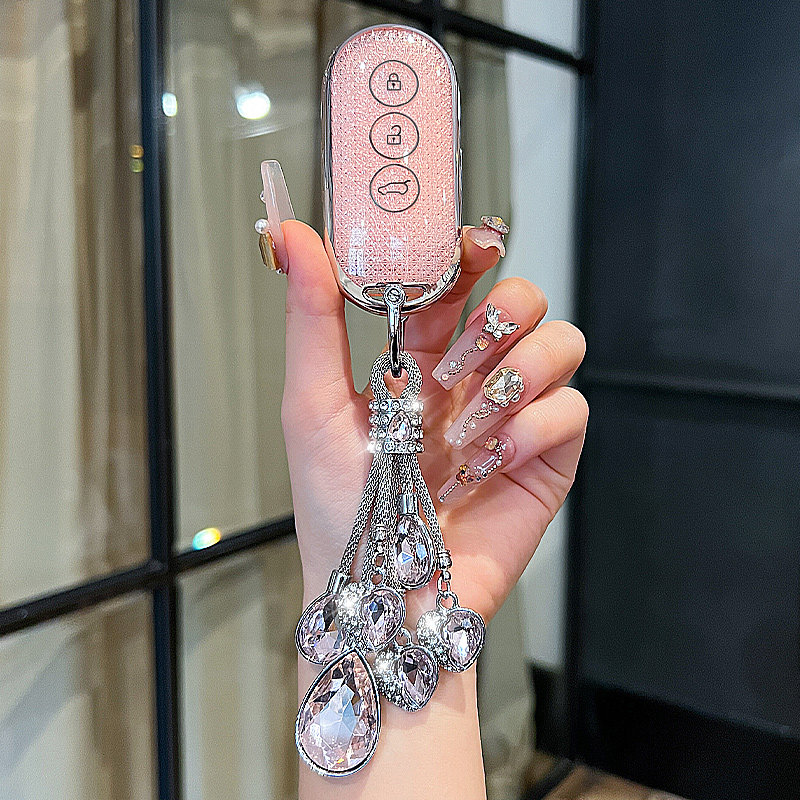 2026款新款问界钥匙套华为问界m5/m7/m9水晶aito专用壳扣包男女