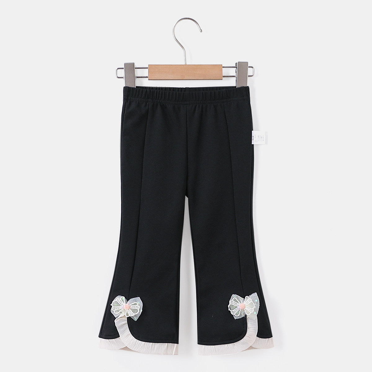 【时尚微喇叭休闲裤】童装女童秋季洋气甜美修身长裤小童时髦长裤