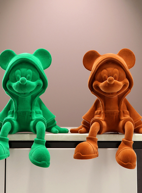 卡通植绒米奇摆件工艺品