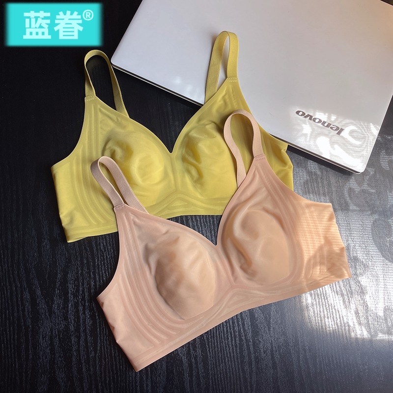春夏超薄款大胸显小3d果冻条内衣无痕一片式睡眠缩胸收副乳文胸罩,女士内衣/男士内衣/家居服,文胸,淘宝优惠券,粉丝福利购,淘宝优惠卷