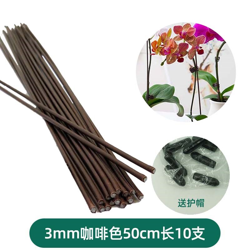 蝴蝶兰夹子支架兰花蔓藤造型A夹子园艺防倒伏固定架子支撑杆