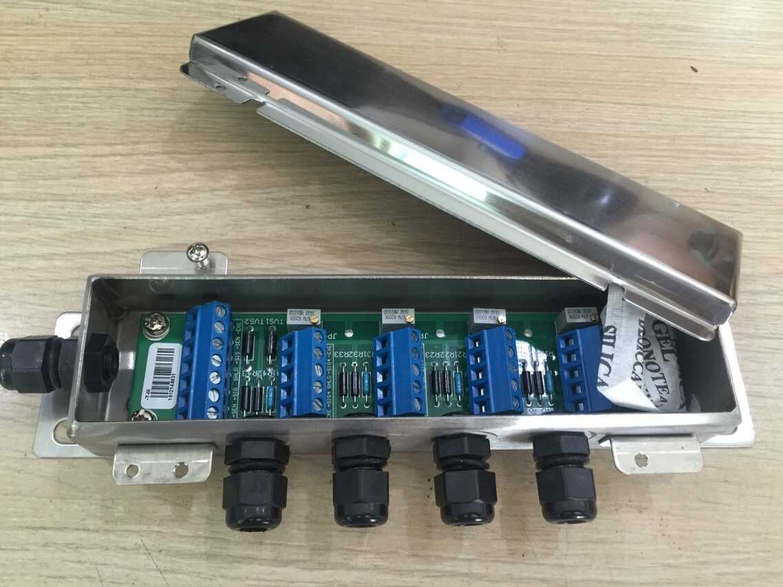 柯力不锈钢接线盒地磅接线盒称重传感器4/6/8/10线模拟数字接线盒