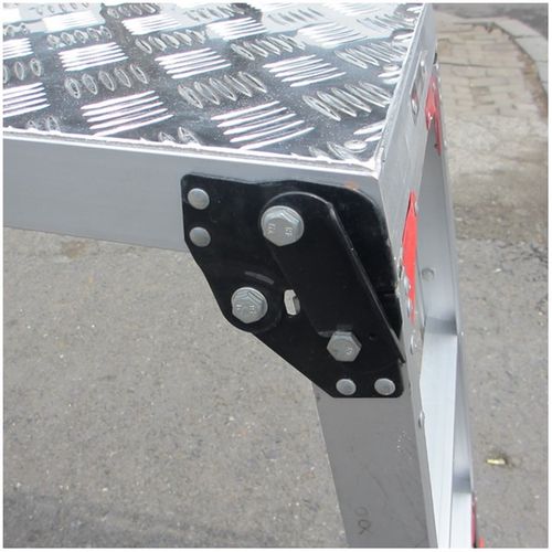 大连华峰铝合金伸缩工程梯马凳安全作业梯工业工作台折叠平台梯子