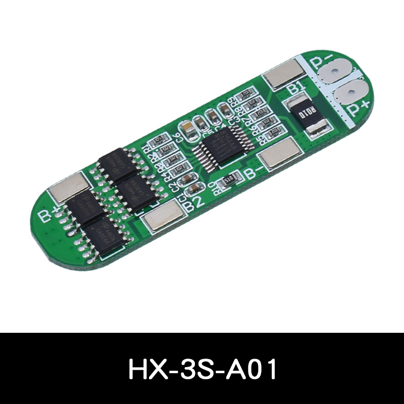 3串12V18650锂电池保护板11.1V 12.6V防过充 过放峰值10A过流保护