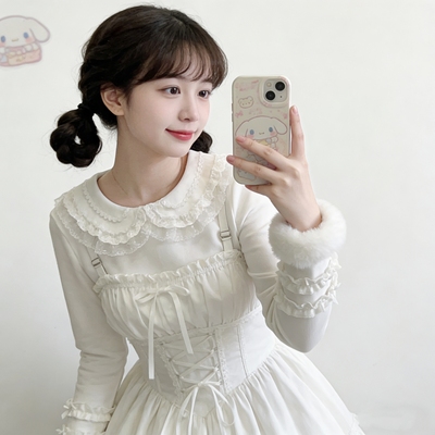 Lolita长袖内搭上衣百搭打底衫冬