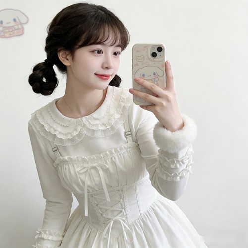 Lolita长袖内搭上衣百搭打底衫冬