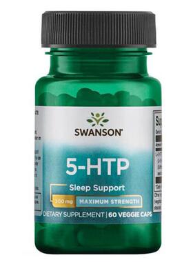 DQK美国SW绪ANSON褪黑素-HTP百香睡果色氨酸GABA缬5草根眠压力情