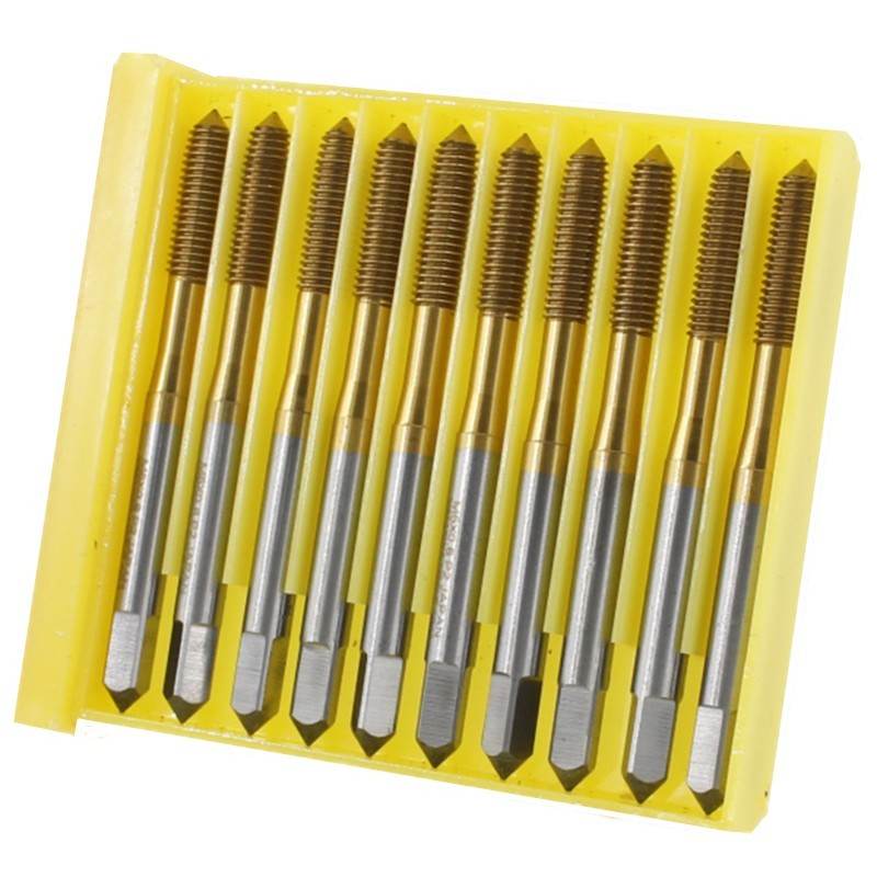 高品质 全磨制挤压丝锥 镀钛金色 挤压丝攻M3M4M5M6M7MW8M10M12