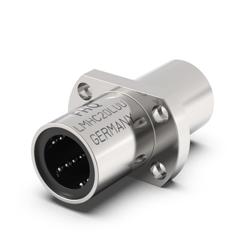 国产精密LMHC30LUU 中间双切边法兰直线轴承加长型 尺寸30*45*123