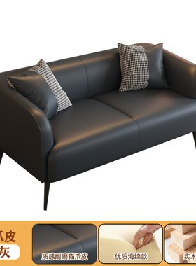 轻奢小户型北欧沙发简约客厅公寓主卧灰色两人位三人小尺寸1.2米5