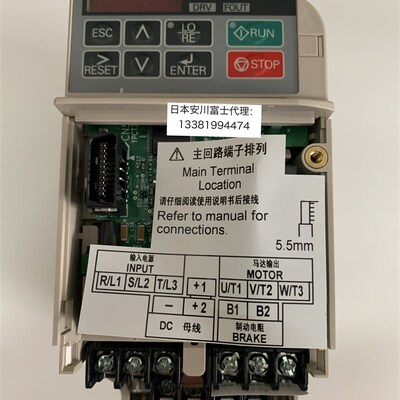 全新安川变频器J1000系列 CIMR-JB2A0006BBA/BAA 三相220V/0.75KW