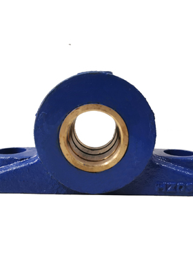 整体式滑动轴承座瓦盒轴壳HZ020 025 030 035 040 045 050 含铜套