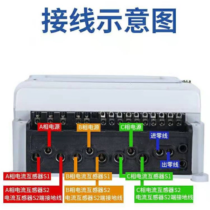 深圳科陆DTZ719三相四线智能电表1级/0.5S级多功能电表10-100A