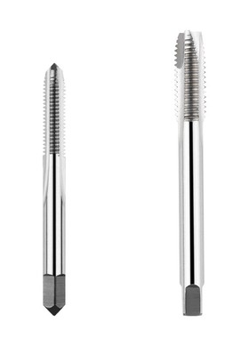 白色铝件直槽螺旋先端螺尖丝锥M1234568 铝钢U用 机用丝锥丝攻