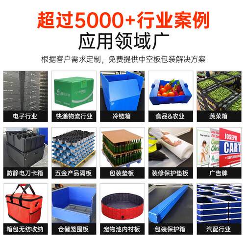 厂家现货户外位pp中空板周转箱白色钙塑防水抗压循环斜口库加厚盒