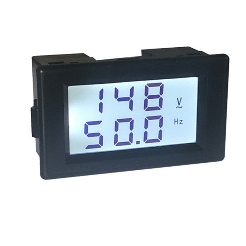 数显交流电压表频率表VH817Y柴油发电机电动机220V380V双显赫兹表