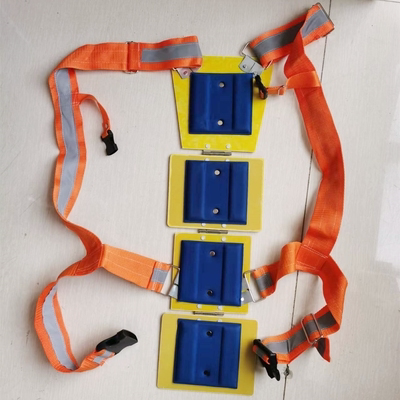 矿用工程防砸安全背夹矿工作业保护脊背护甲反光背带安全背夹