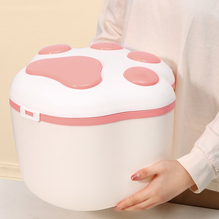 猫粮储存桶 密封桶 大号猫狗储存 防潮猫粮桶 收纳猫粮 狗粮桶