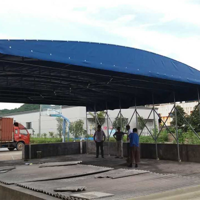 推拉遮阳棚户外摆摊烧烤夜宵收缩摆摊推拉雨棚车棚移动排档帐篷