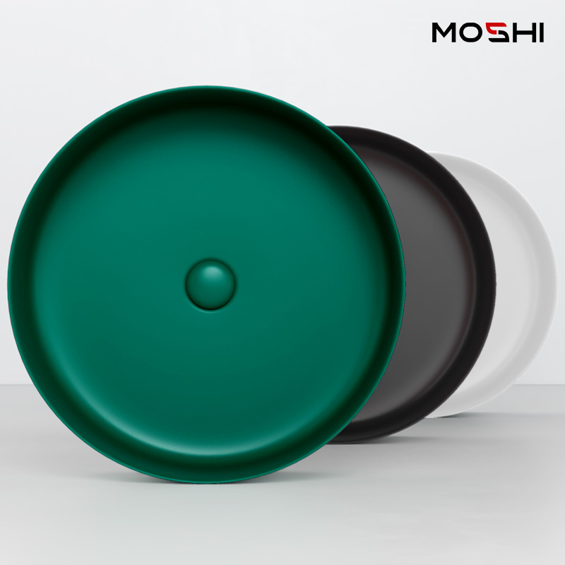 简约超薄边圆形台上盆小尺寸单盆陶瓷洗手盆艺术盆洗脸面盆洗手池