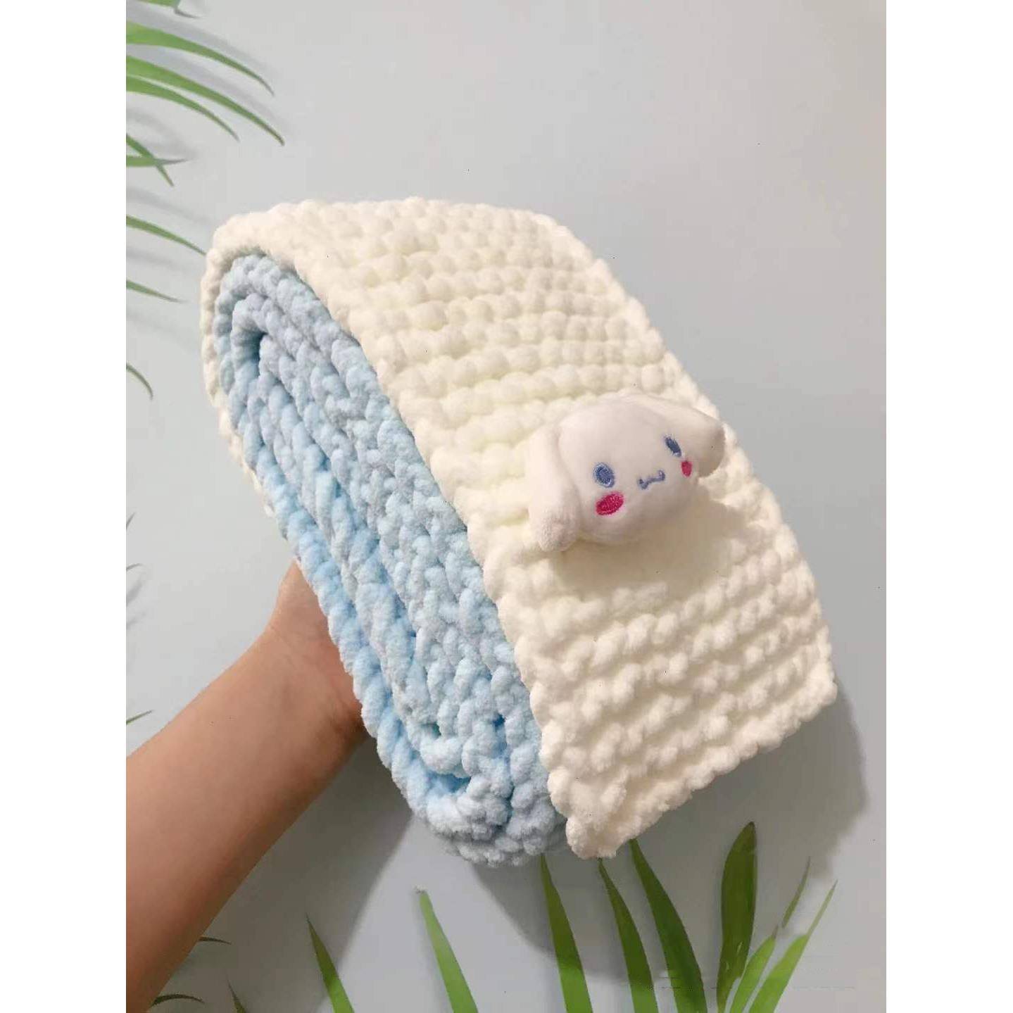 围巾毛手线工iy男编织自己织围脖材d料包自制玉桂SFT友狗送女友闺