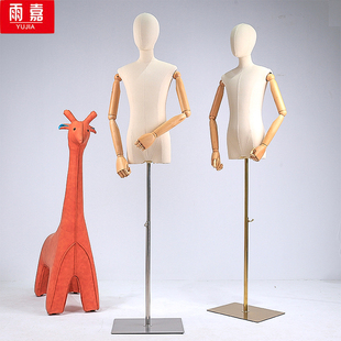 大童装店青少年儿童模特道具半身人偶人台男女衣服模特展示架全身
